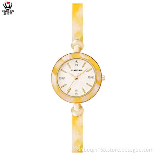 XINBOQIN Factory Custom Brand Luxury Brands Acetate Watch
